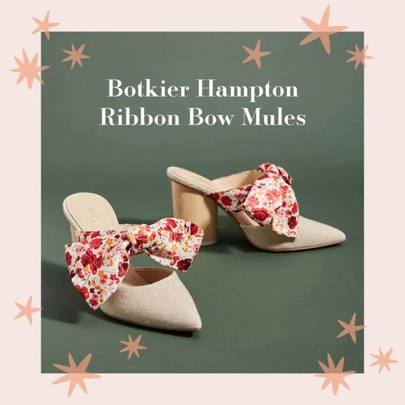 BOTKIER Hampton Ribbon Bow Mules - Picture 2 of 16